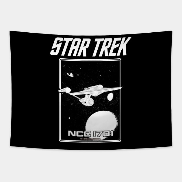 USS Enterprise NCC1701 Star Trek Tapestry TeePublic