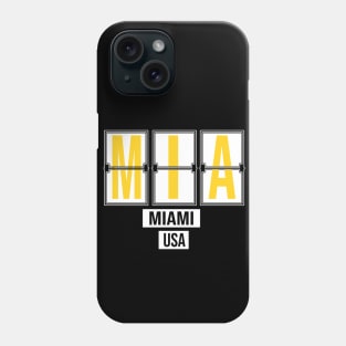 MIA - Miami Airport Code Souvenir or Gift Shirt Phone Case