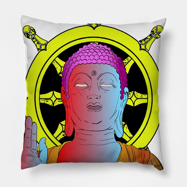 BUDDHHA Pillow by RusaTheMaker