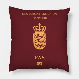 Denmark passport Pillow