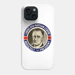 Vintage Franklin Roosevelt Presidential Campaign Button Design Phone Case