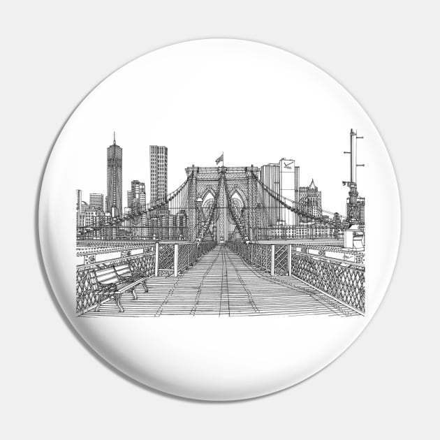 Brooklyn Pin by valery in the gallery