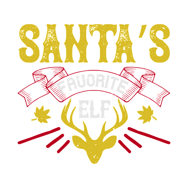 Santa’s Favorite Elf by APuzzleOfTShirts