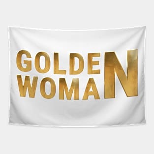 Golden Woman Tapestry