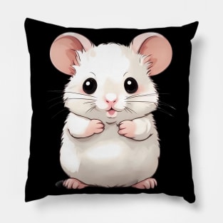 Fat Baby White Mouse Pillow