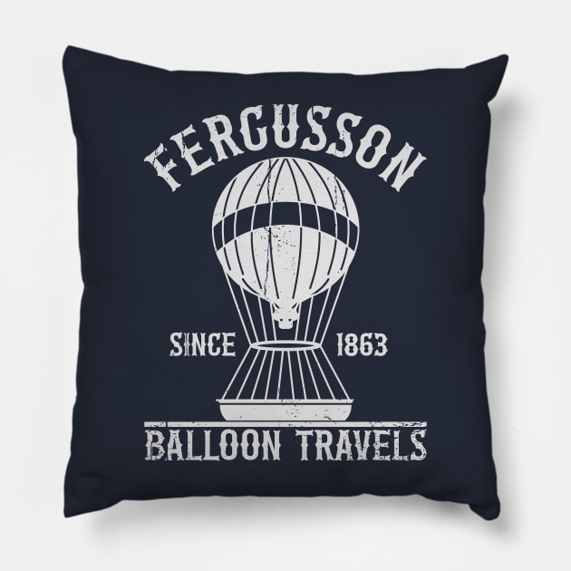 Fergusson Travels Pillow by nickbeta