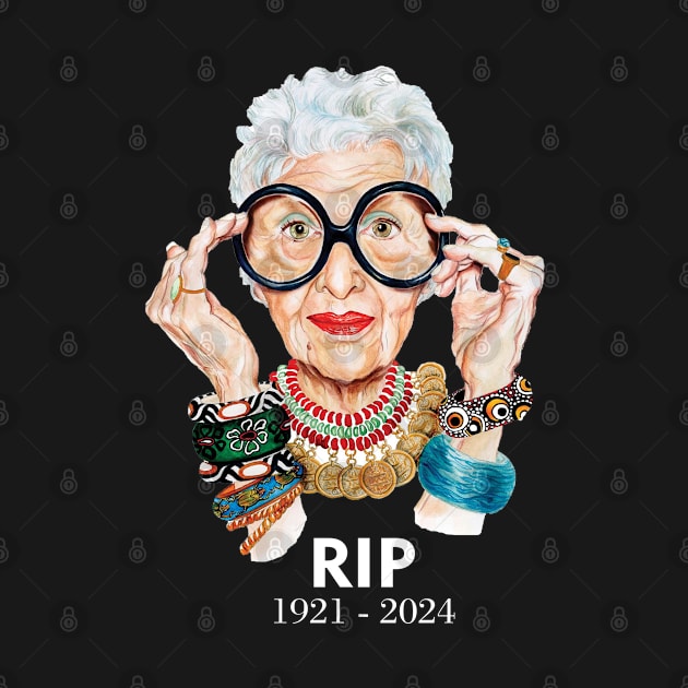 iris apfel rip by lightsdsgn