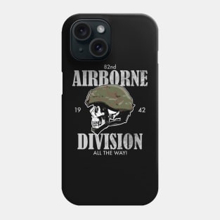 82nd Airborne Division (distressed) Phone Case