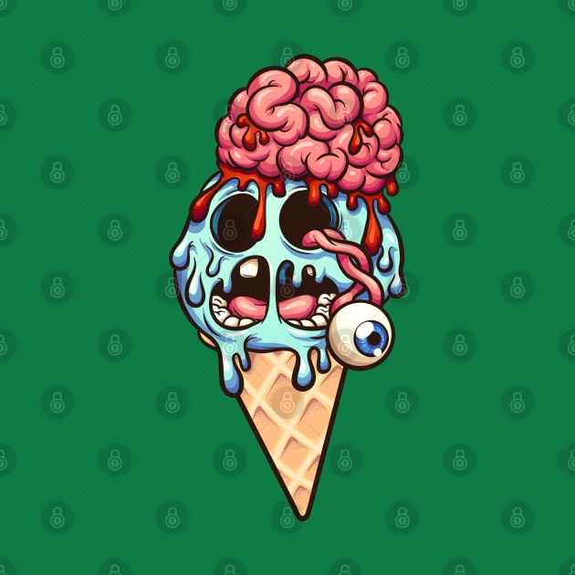 Zombie Ice Cream by Mako Design 