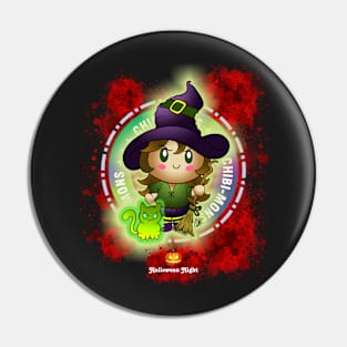 CHIBI-MONS HALLOWEEN - WITCH Pin