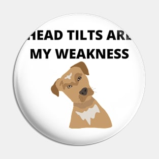 Dog Head Tilt Pin