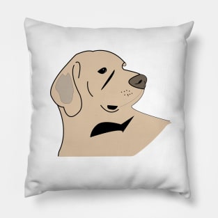 Rockwell-My Brown Dog. Pillow