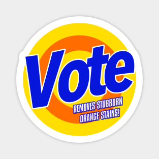 VOTE - Removes stubborn Orange Stains Magnet