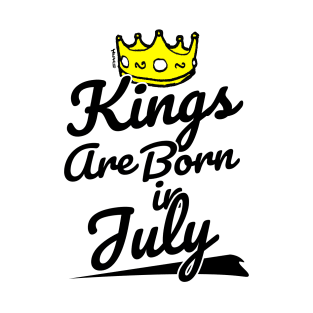Kings are Born In July T-Shirt