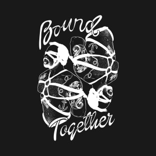 Bound Together - white lines T-Shirt