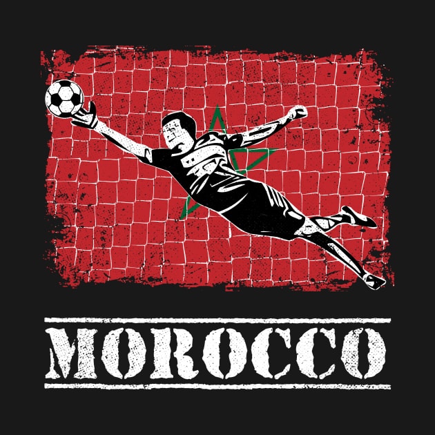 Morocco Soccer Goalie Goal Keeper Shirt by zeno27