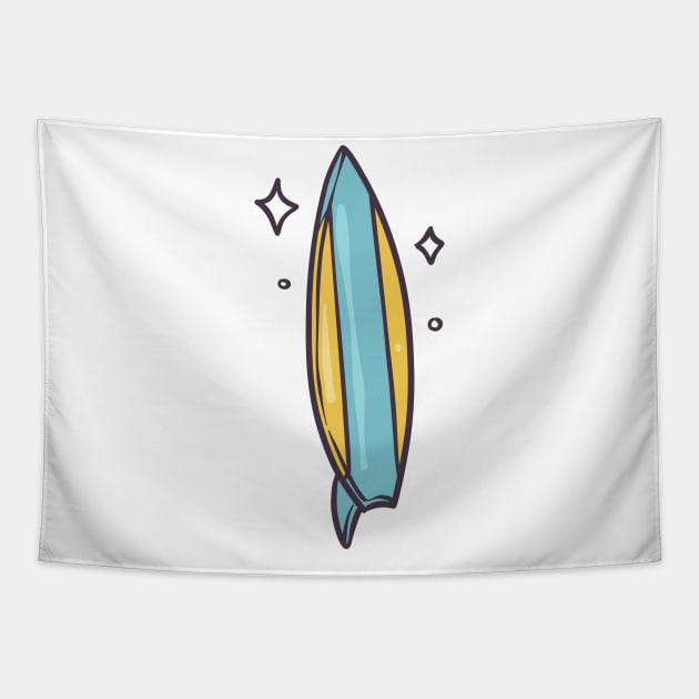 surfboard Tapestry by salimax