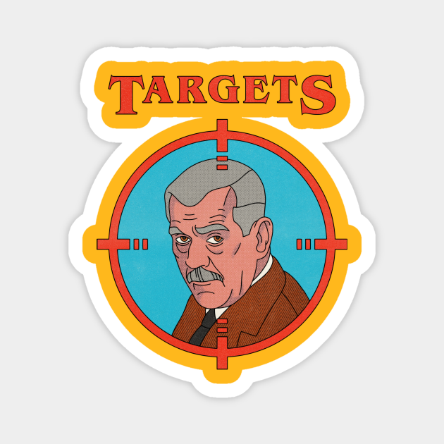targets boris karloff magnet teepublic