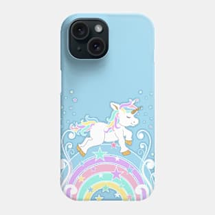 Isolated Starry Unicorn Phone Case