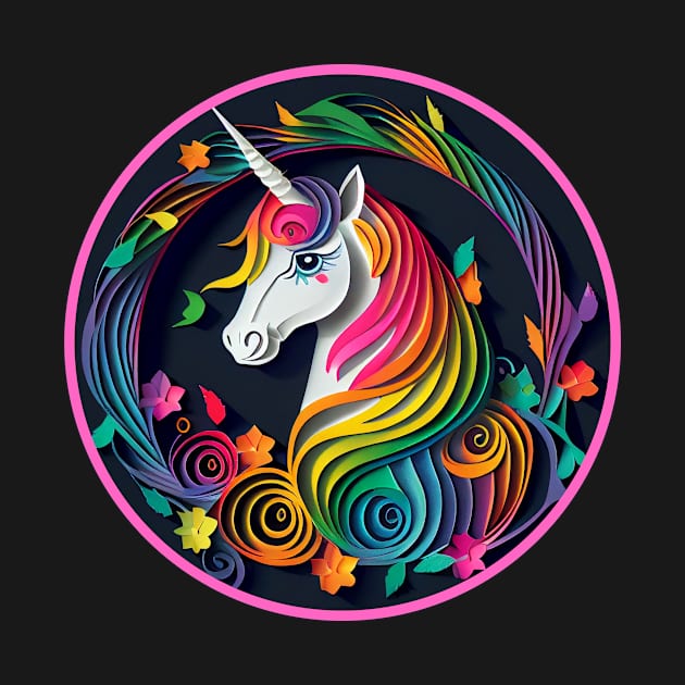 Paperdesign Art Of A Cute Unicorn 1 by PD-Store