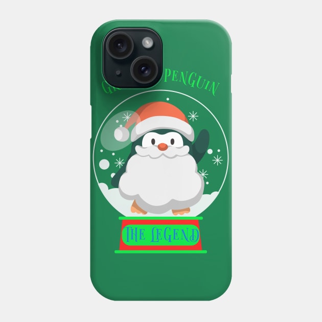 Matching Christmas Family, Grandpa Penguin Phone Case by Feminist Foodie