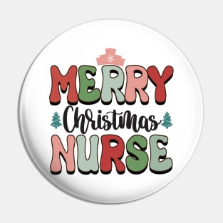 Merry christmas Nurse Pin