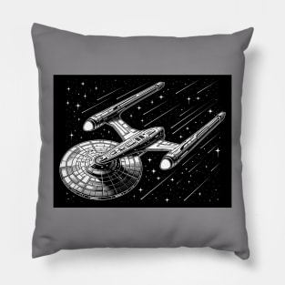 Enter the final frontier Pillow