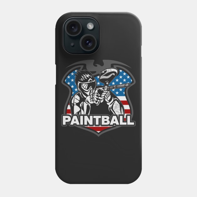American Paintball Phone Case by RadStar