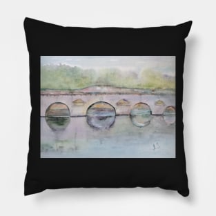 Tiberius bridge Pillow