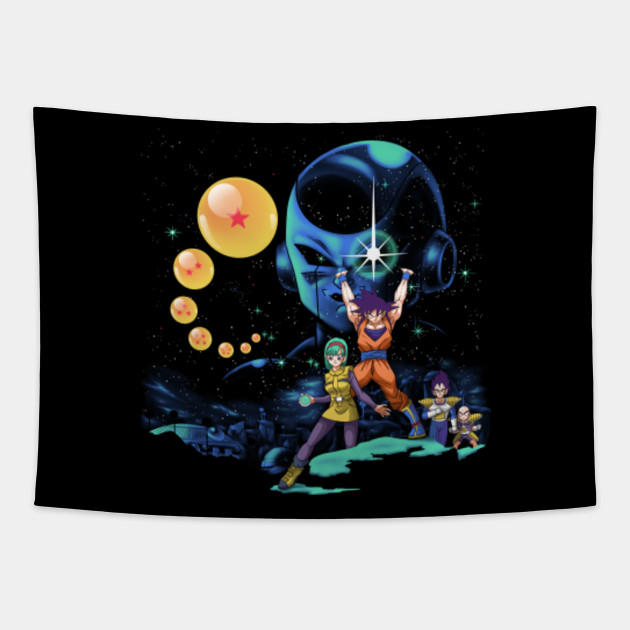 Dragon Wars Z Dragonball Z Tapestry Teepublic