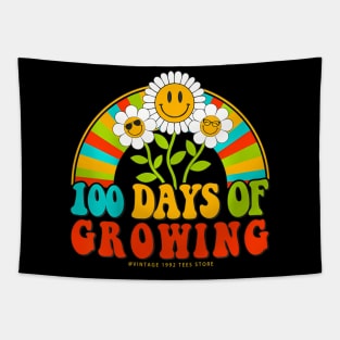 Groovy 100 Days Of School Teacher Kids 100 Days Of Growing Tapestry