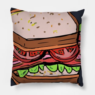 BLT Sandwich Pillow