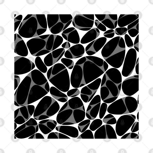 Monochrome pebble mix by Avisnanna