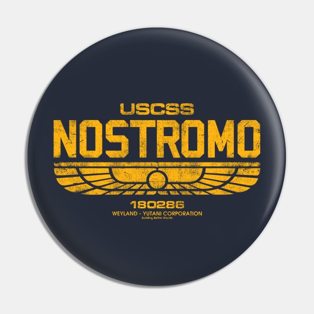 NOSTROMO - Wings Pin by ROBZILLA