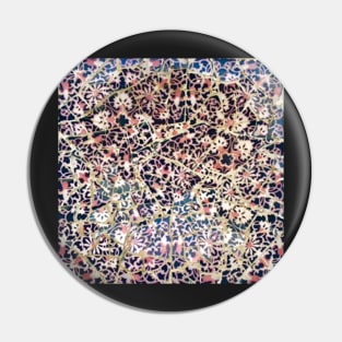 Mosaic Dark Blue and Pink Pin