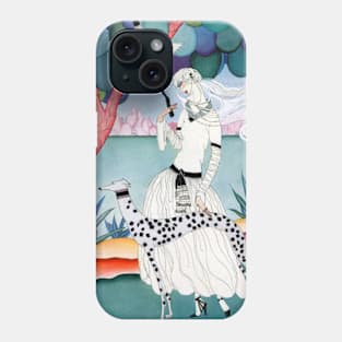 Woman and Dog Phone Case