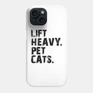 lift heavy pet cats Phone Case