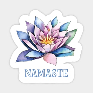 Namaste Lotus Flower Magnet