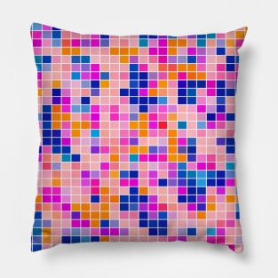 Colorful Mosaic Pattern Pillow