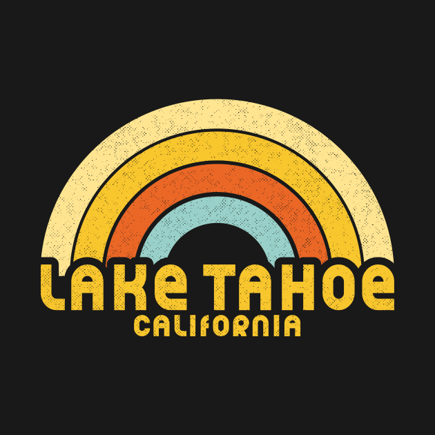 Retro Lake Tahoe California by dk08