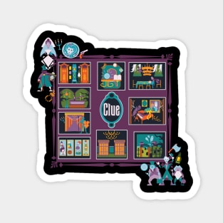 Haunted Mansion Clue Magnet