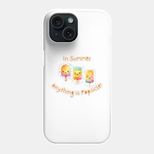 In Summer, Anything is Popsicle! Phone Case