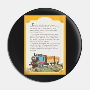 Thomas the Tank Engine Vintage Stamp - Thomas Ladybird Blurb Pin