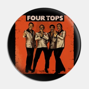 Motown Groove Revelation The Four Band's Legacy Echoing in Your Fashion Pin