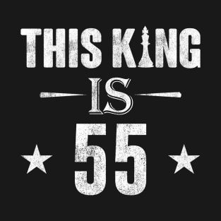 This King Is 55 Chess Lover T-Shirt