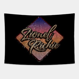 Lionel Richie vintage design on top Tapestry