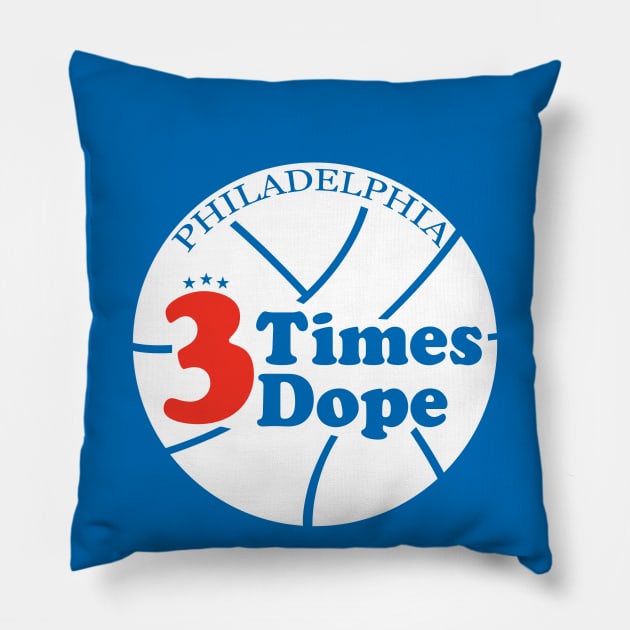 Three Times Dope Pillow by Scum & Villainy