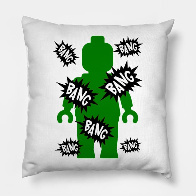 Minifig BANG BANG BANG Pillow by ChilleeW