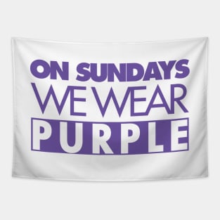 Sunday Purple Tapestry