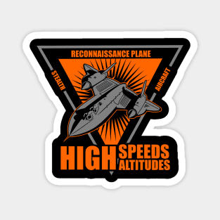 high speeds and altitudes AIRCRAFT Magnet